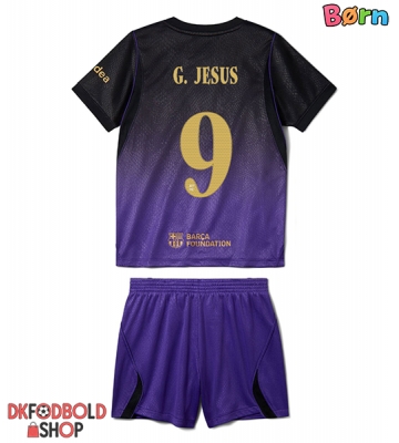 Barcelona Gabriel Jesus #9 Udebanesæt Børn 2026-27 Kort ærmer (+ korte bukser)